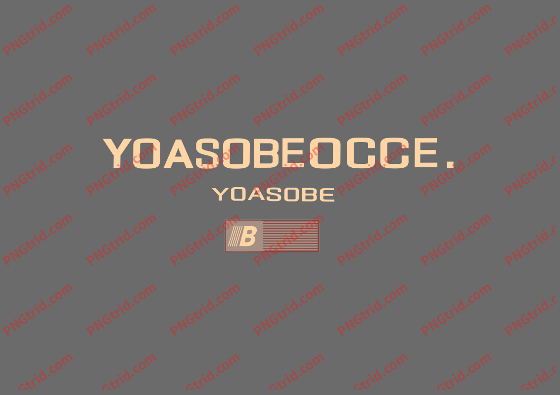 L234 YOASOBEOCCE. YOASOBE 创意 美式 极简 英文PNG部落_T恤图案_透明图_白墨_图案破脑瓜部落