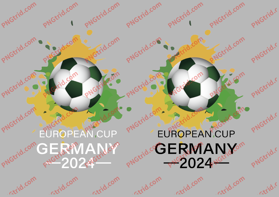 L416 欧洲杯 EUROPEAN CUP GERMANYPNG部落_T恤图案_透明图_白墨_图案破脑瓜部落